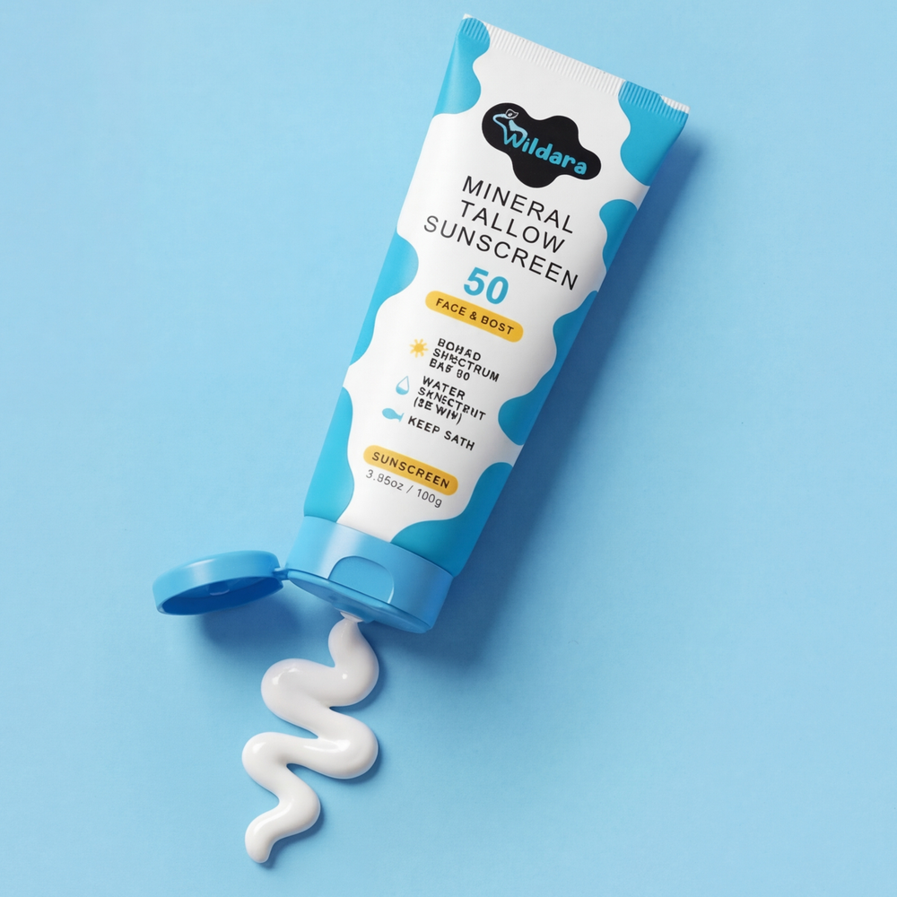 Wildara Beef Tallow Sunscreen by HolyCow (SPF 50)
