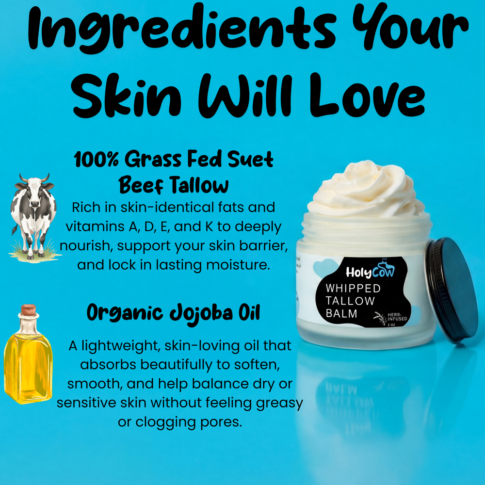 HolyCow Whipped Tallow Balm
