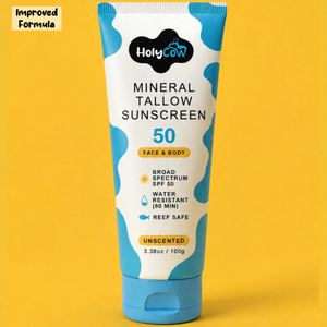 HolyCow Beef Tallow Sunscreen (SPF 50)