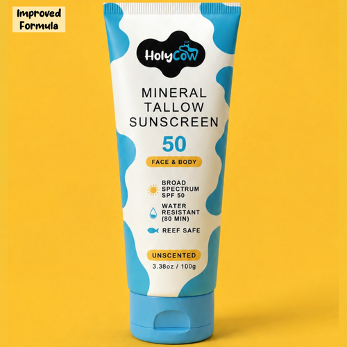 HolyCow Beef Tallow Sunscreen (SPF 50)