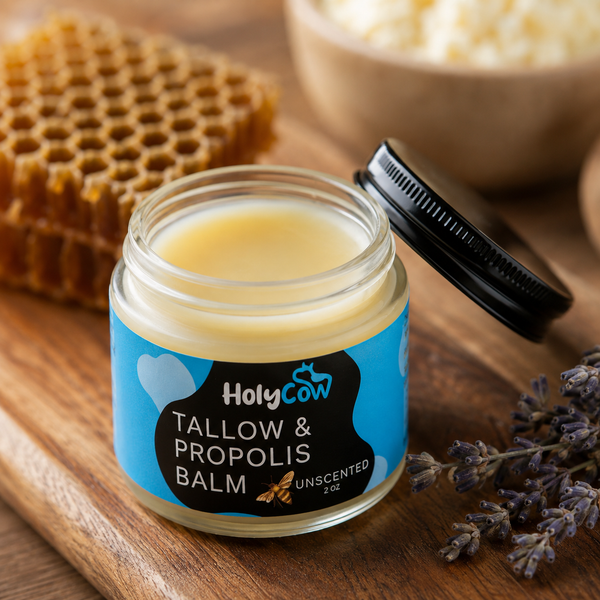 HolyCow Tallow & Propolis Balm Unscented (Non-Whipped)