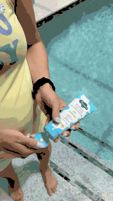 HolyCow's Wildara Sunscreen blending into skin with no white cast